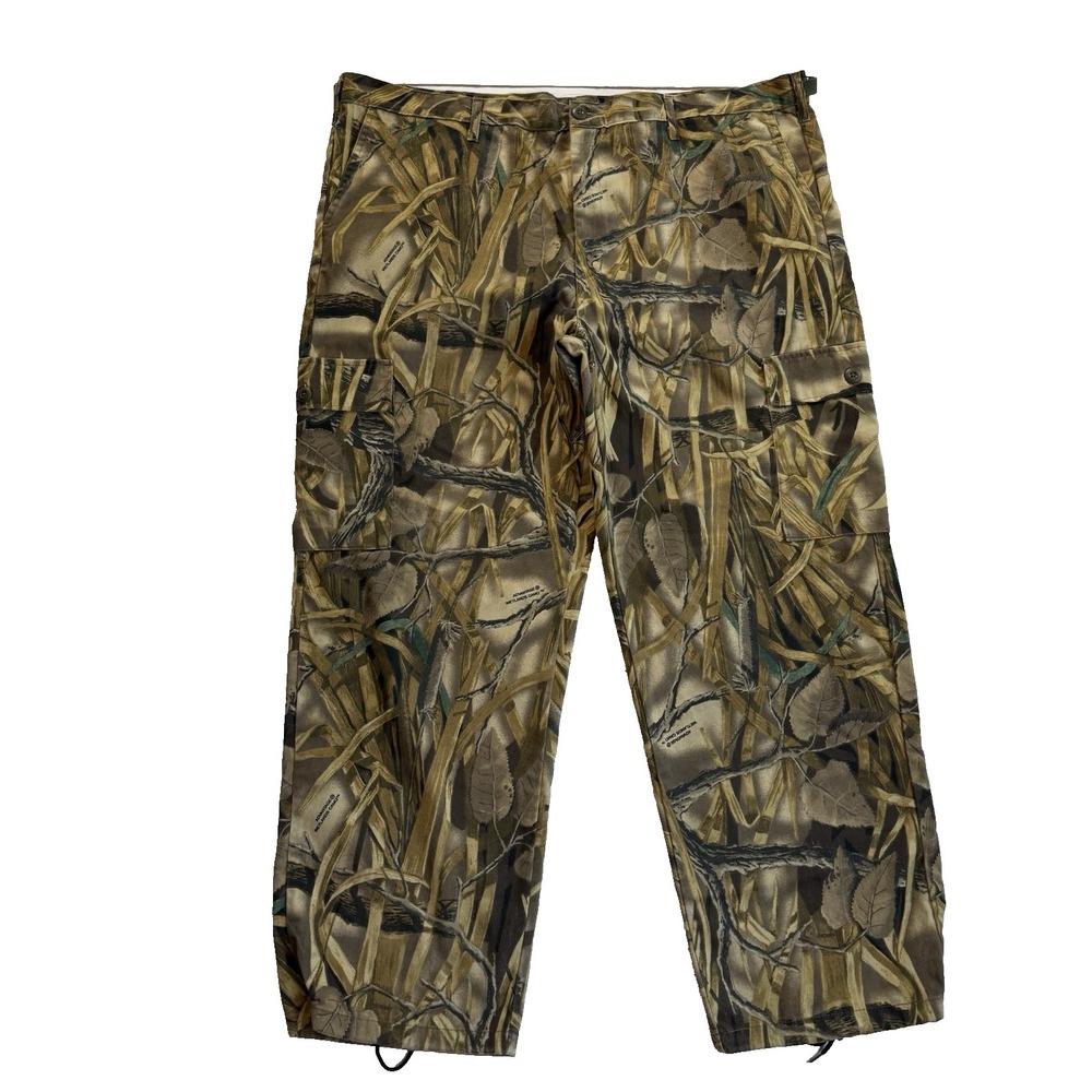 Ranger Wetlands Camo Tactical Pants Mens 2XL 48" x 32" Advantage Cargo Pocket